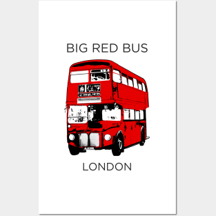 Big Red Routemaster Bus, There is Nothing More Quintessentially London Posters and Art